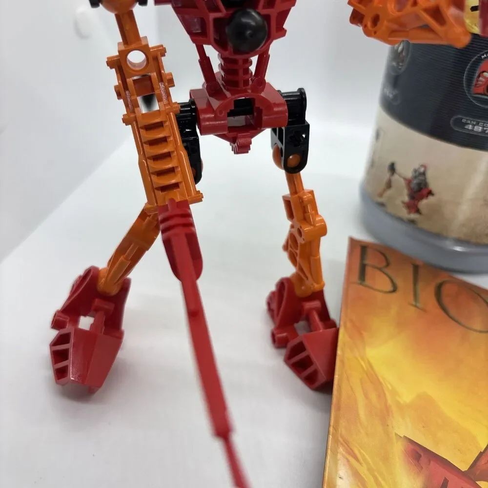 LEGO Bionicle 8534 Tahu 100% Complete with Canister and Instructions Rare!